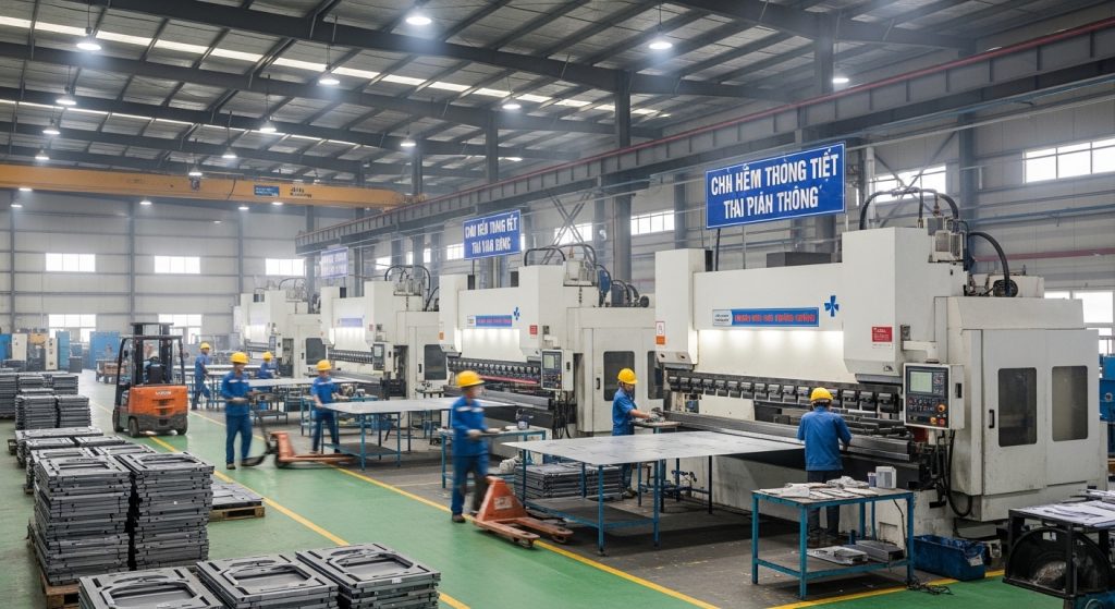 cnc press brake factory in vietnam