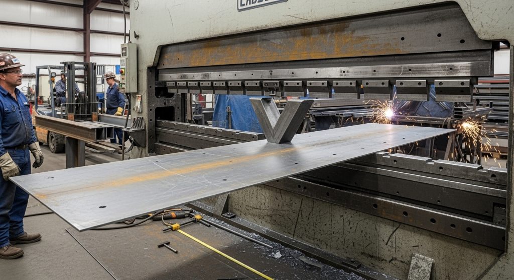 heavy duty press brake for steel plate