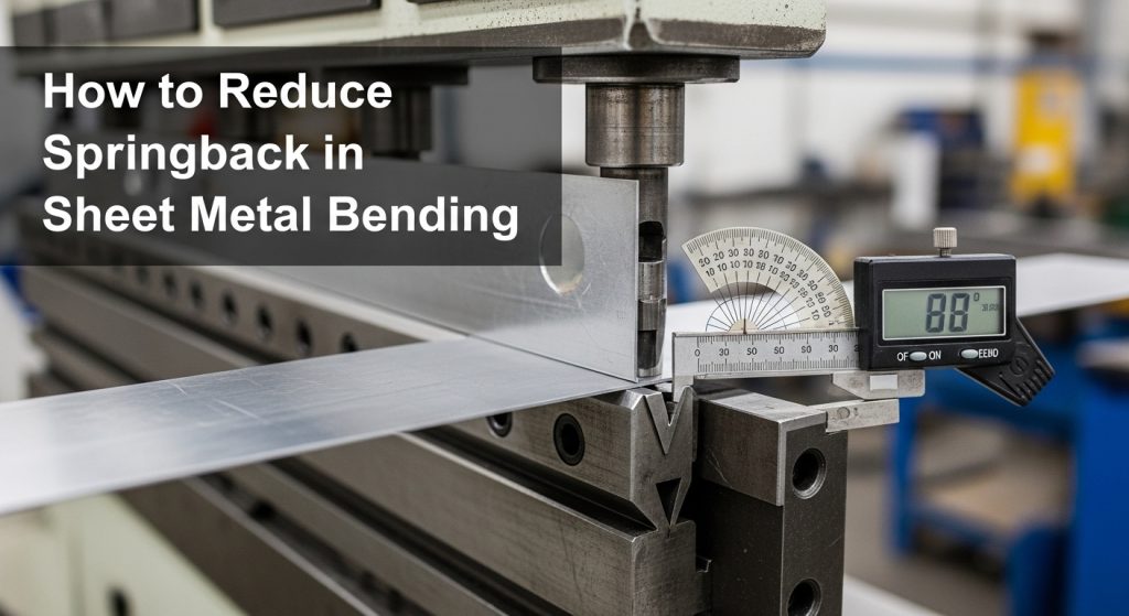 how to reduce springback in sheet metal bending
